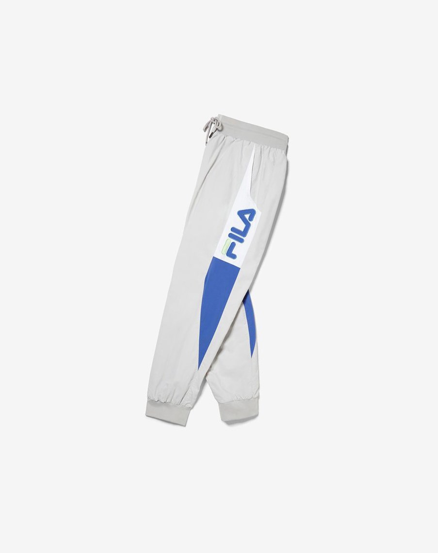 Fila Destin Color Blocked Pista Pant Gris Blancas Azules | 17TVSOWRL