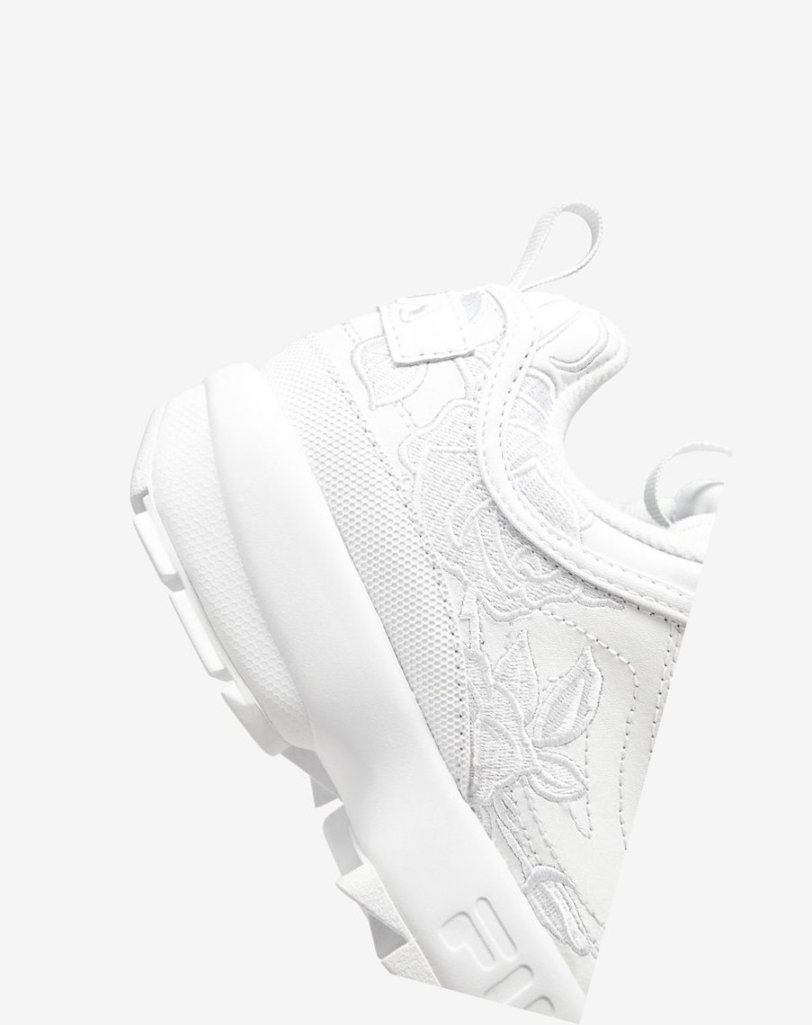 Fila Disruptor 2 Embroidery Sneakers Wht/Fnvy/Fred | 15PECIAFQ