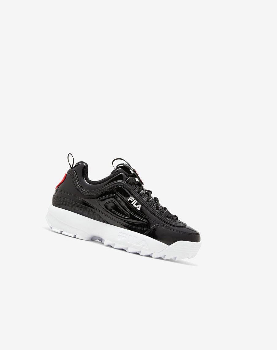 Fila Disruptor 2 Heart Sneakers Negras Negras Blancas | 36HJPULEM