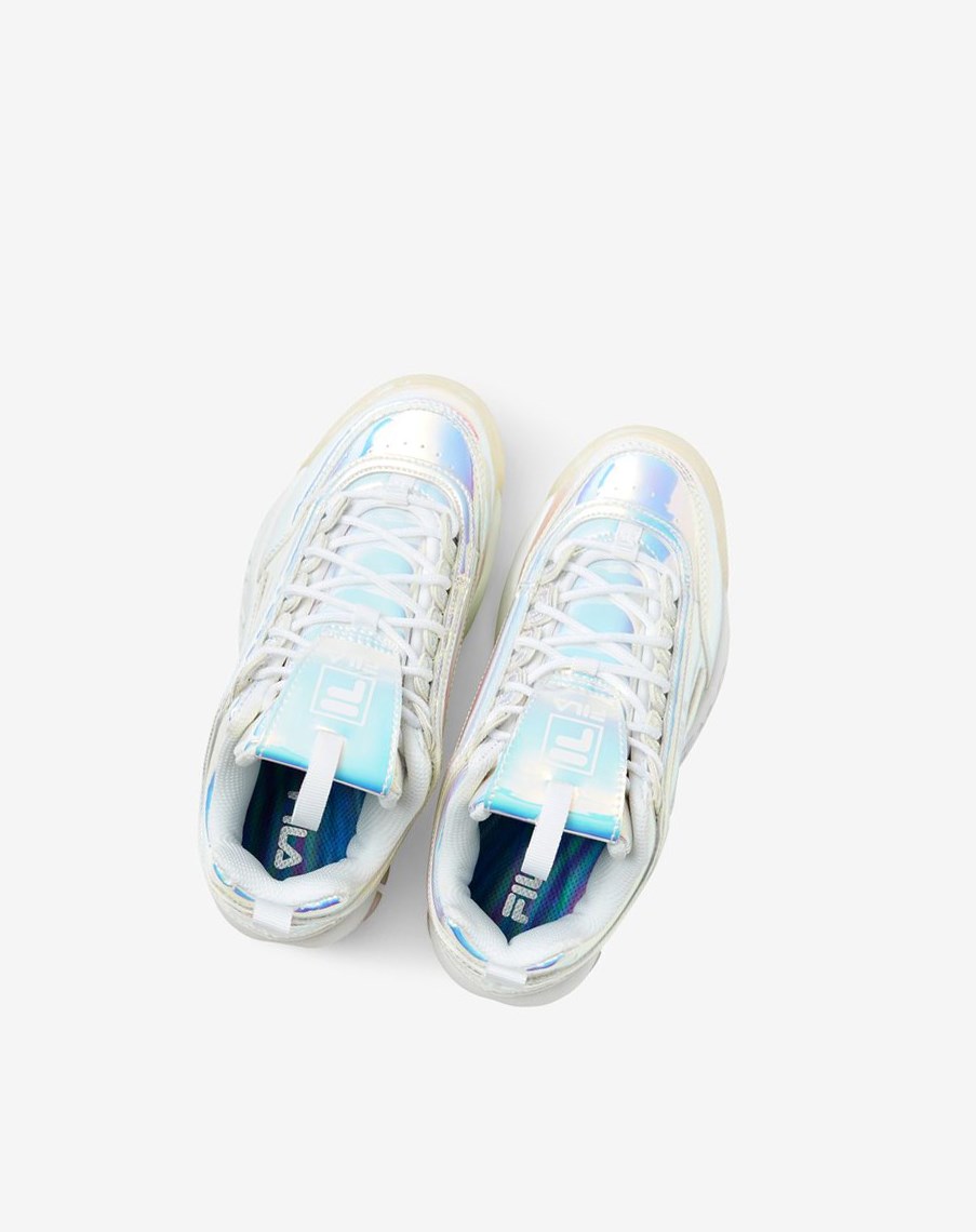 Fila Disruptor 2 Iridescent Sneakers Blancas | 86YKDLAPR