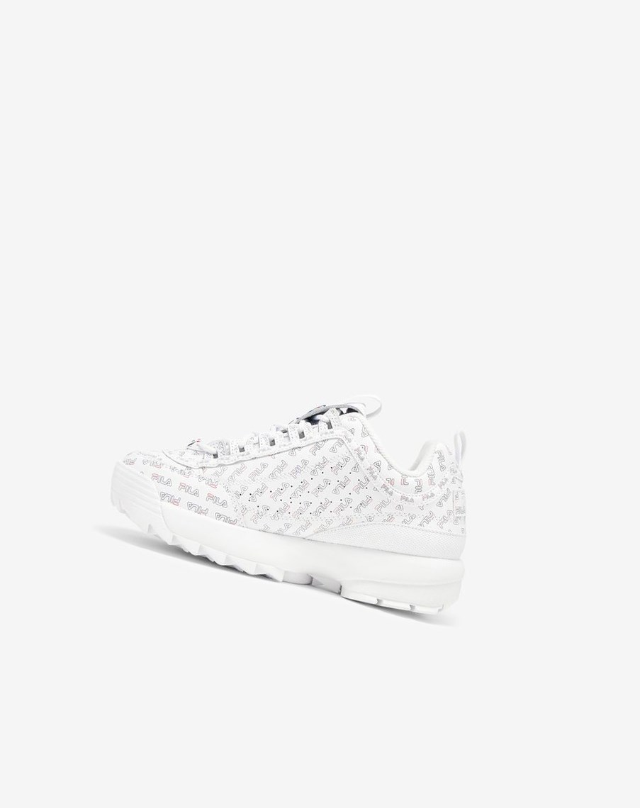 Fila Disruptor 2 Multi Sneakers Wht/Fnvy/Fred | 02EFQODSC