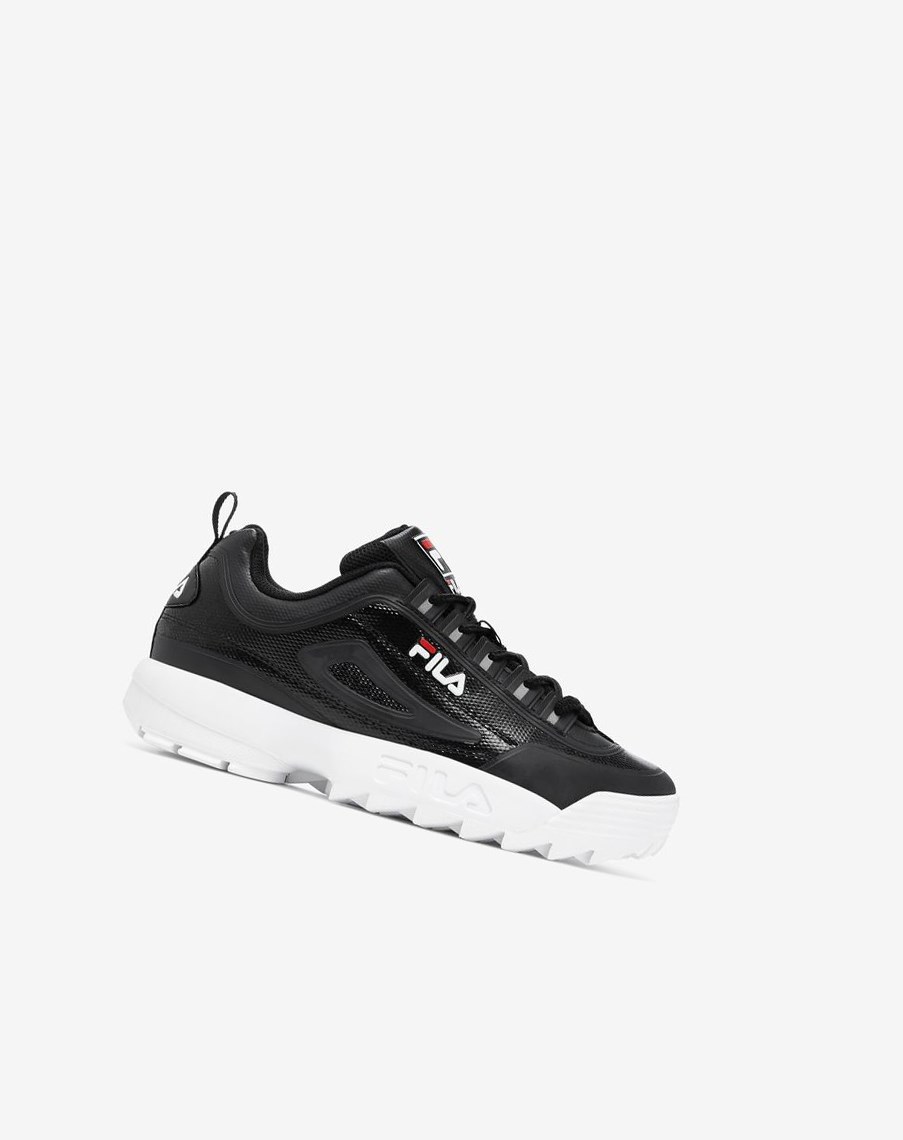 Fila Disruptor 2 No-sew Sneakers Blk/Fred/Wht | 32CLPIUFD