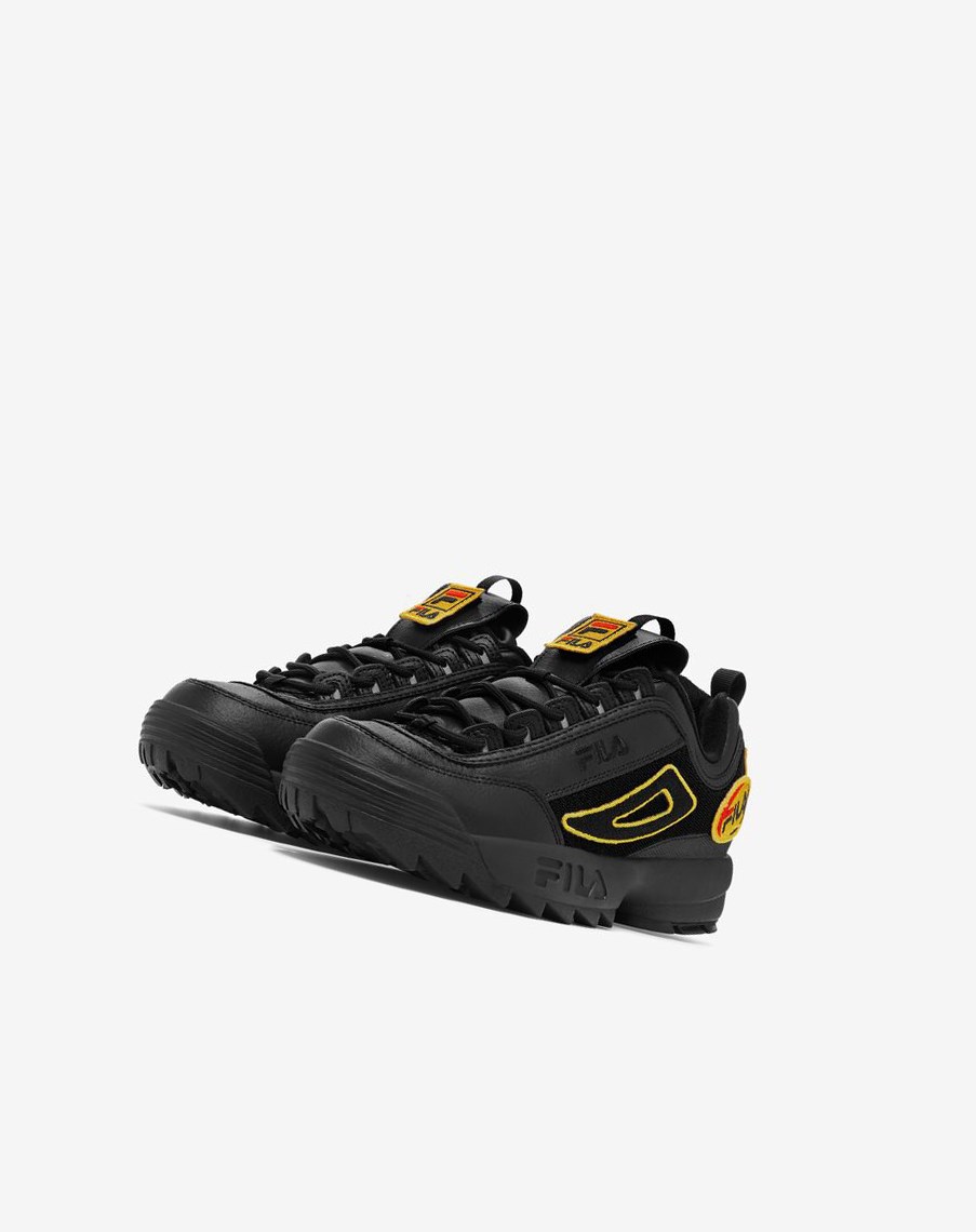 Fila Disruptor 2 Patches Sneakers Negras | 46UHRFDPO