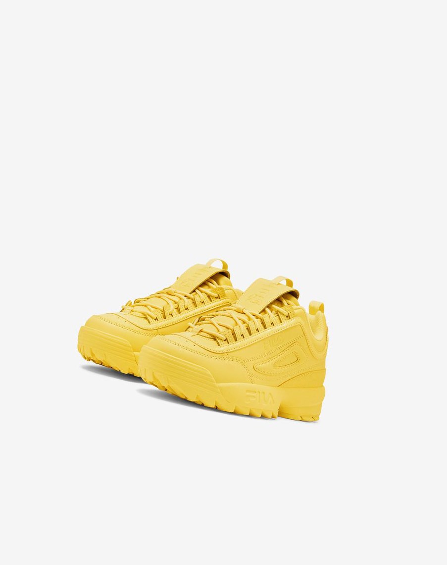 Fila Disruptor 2 Premium Sneakers 700 Goldfinch / Goldfinch / Goldfinch | 94PLWEUFC