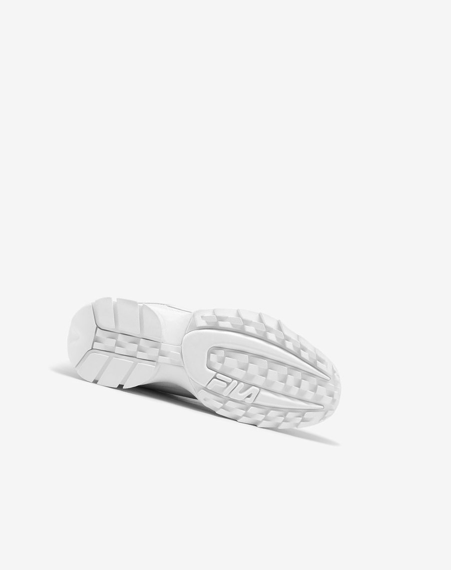 Fila Disruptor 2 Premium Sneakers Blancas Azul Marino Rojas | 67RNBEOAK