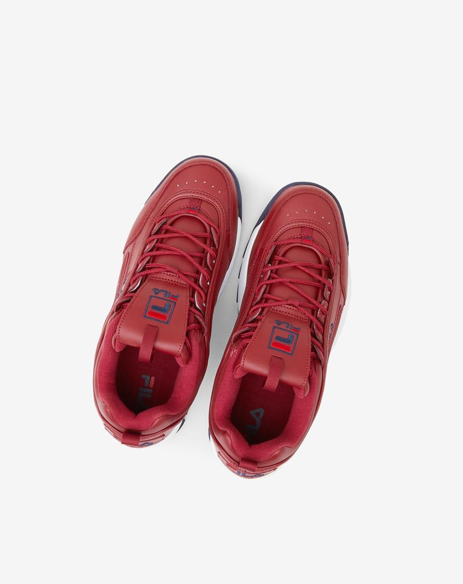 Fila Disruptor 2 Premium Sneakers Rojas Azul Marino Rojas | 27AIBYEWZ