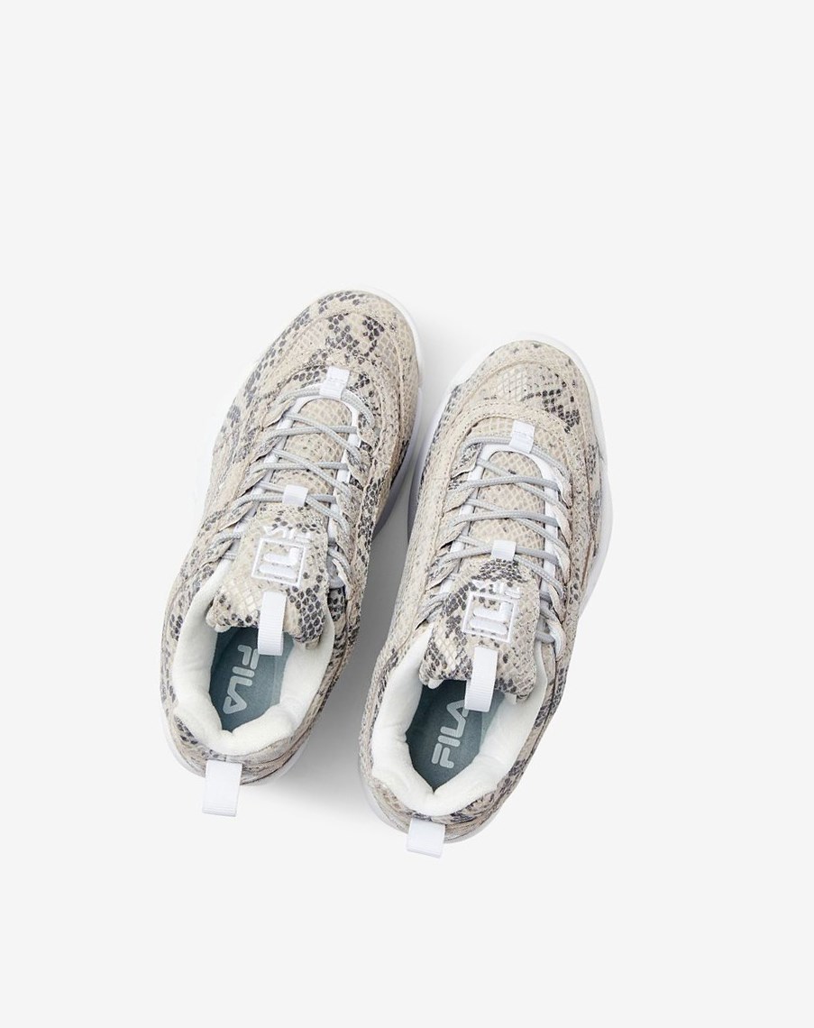 Fila Disruptor 2 Snake Sneakers Blancas Blancas | 67BYFSKCU