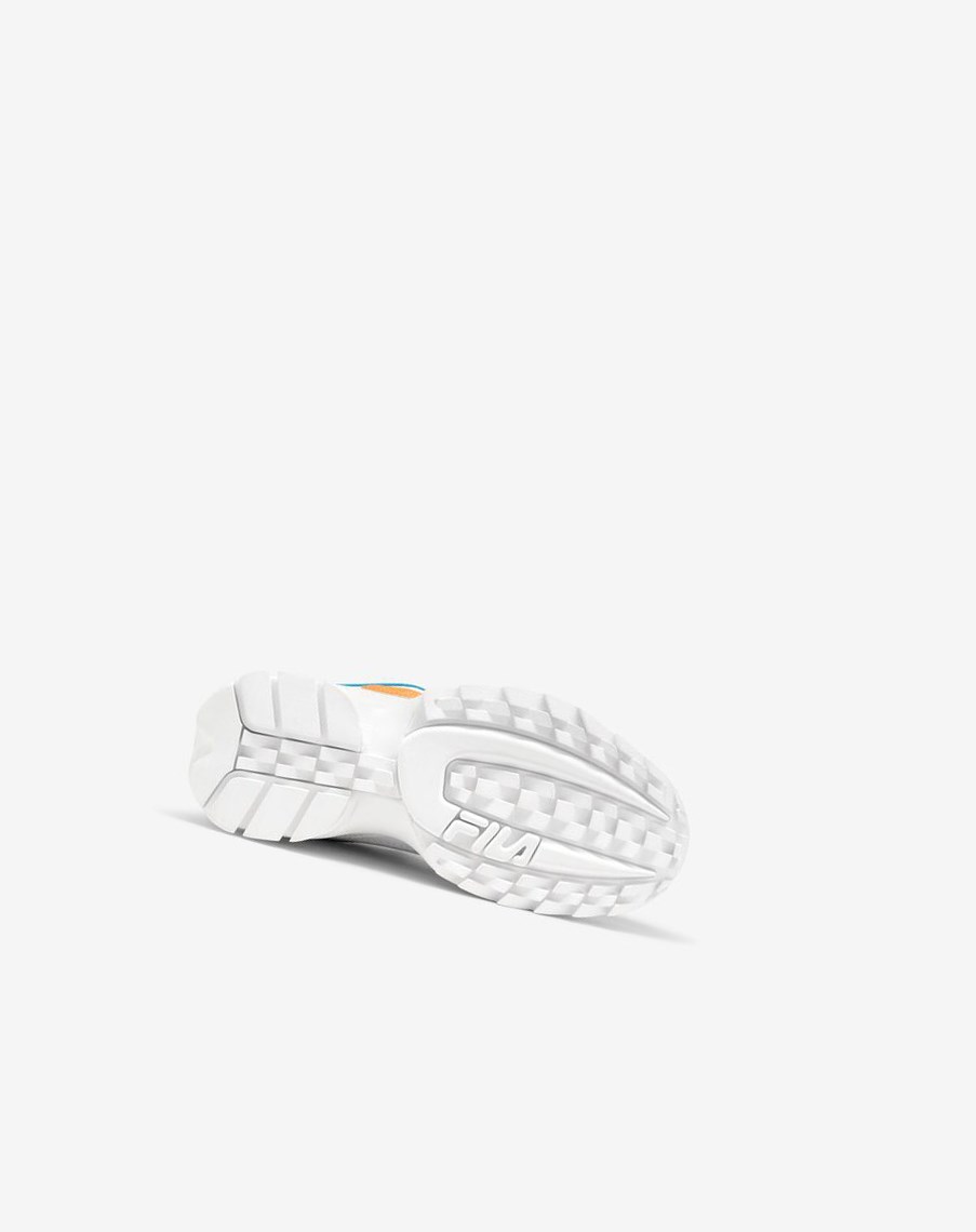 Fila Disruptor 2 Sneakers Blancas Azules Naranjas | 93LJKSODG