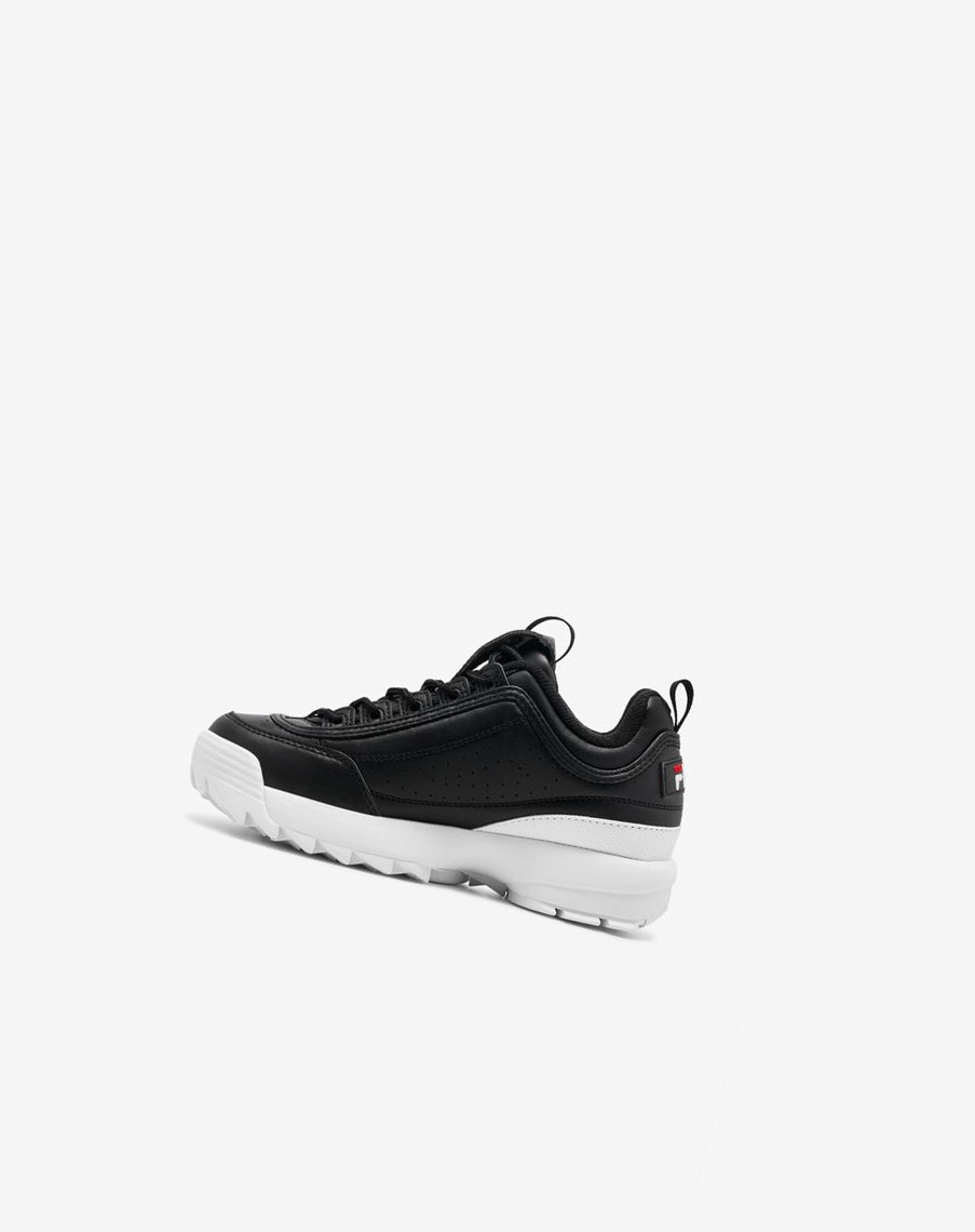 Fila Disruptor 2 Sneakers Negras Blancas Rojas | 09ISOVTFR