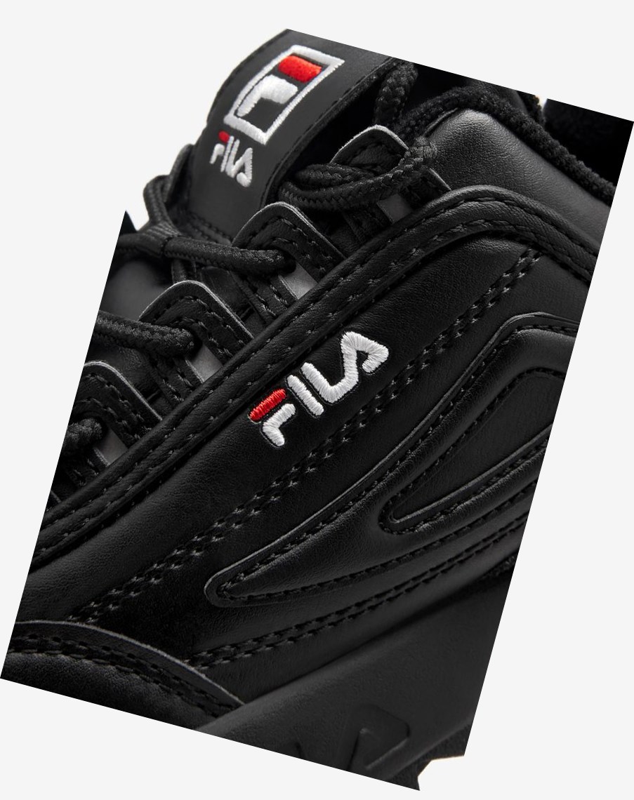Fila Disruptor 2 Sneakers Negras Negras Blancas | 65AHQEOYL