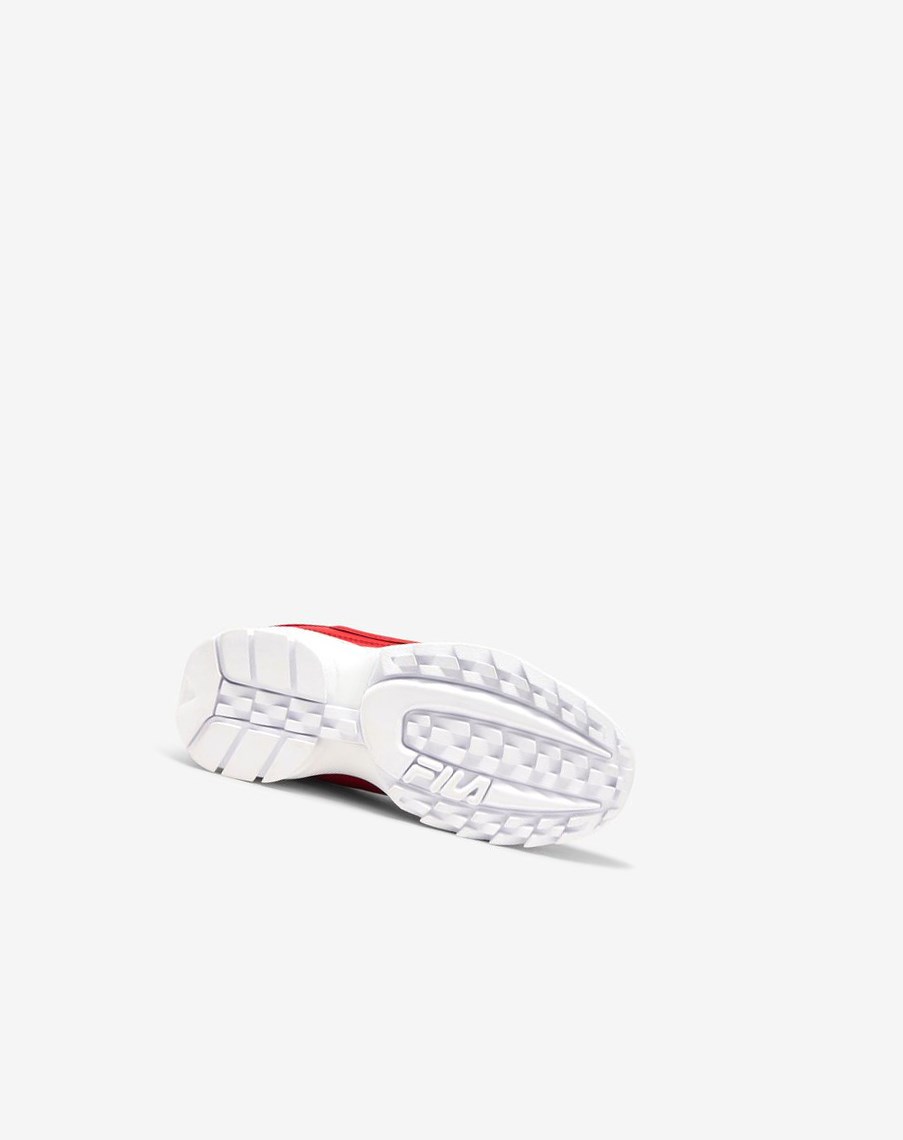 Fila Disruptor 2 Sneakers Rojas Blancas Negras | 27XLESUIM