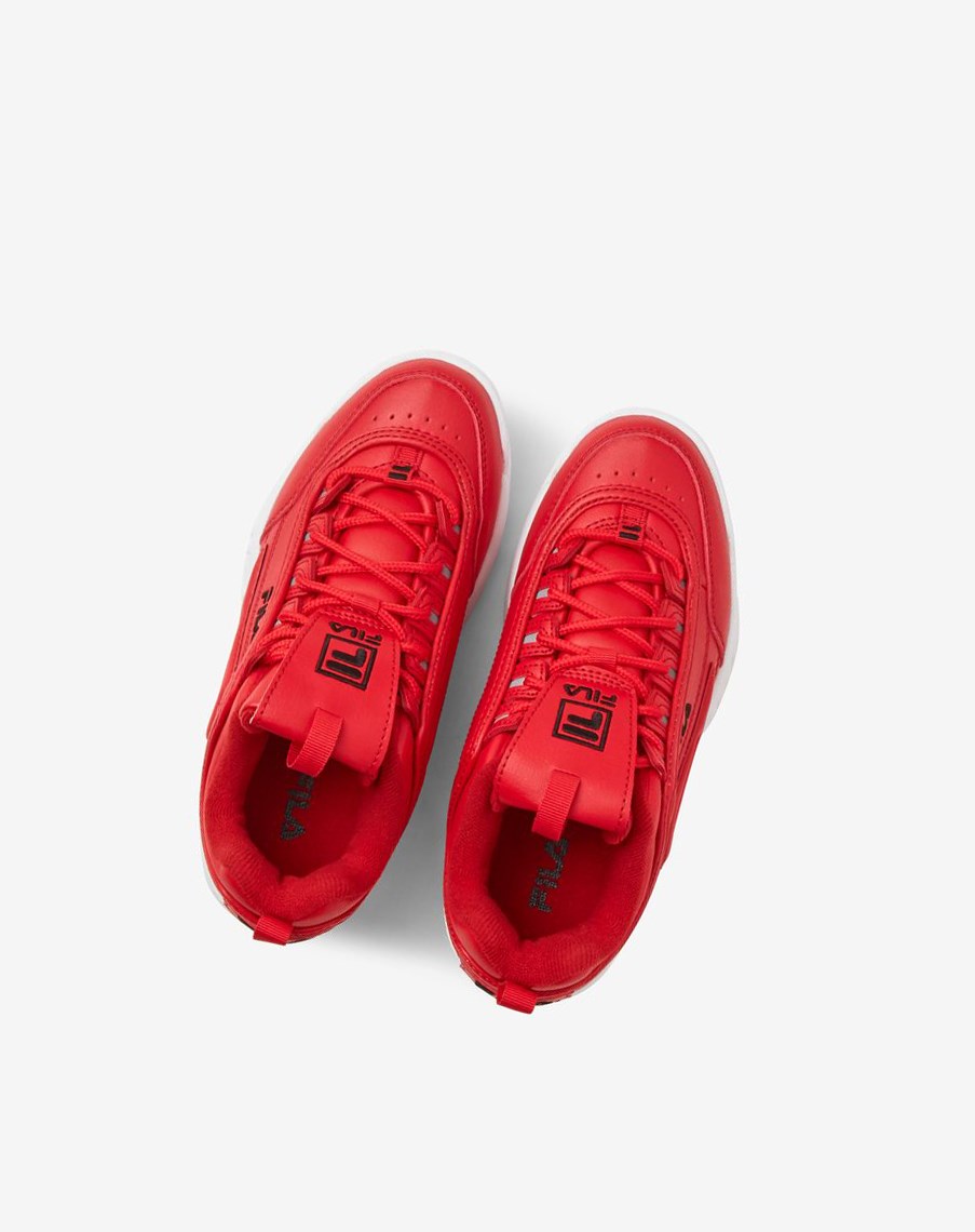 Fila Disruptor 2 Sneakers Rojas Blancas Negras | 27XLESUIM
