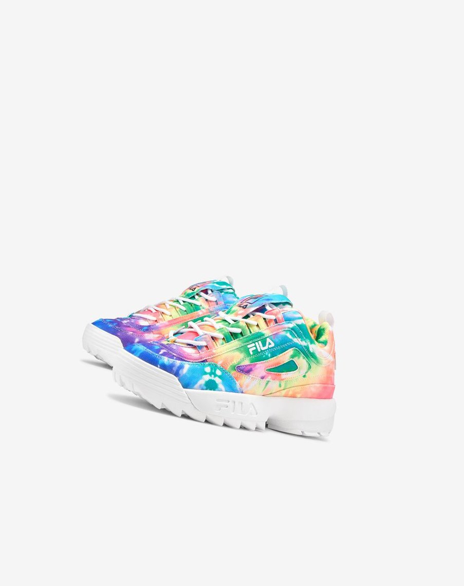 Fila Disruptor 2 Tie Dye Sneakers Mult/Wht/Wht | 94WBPJZSL