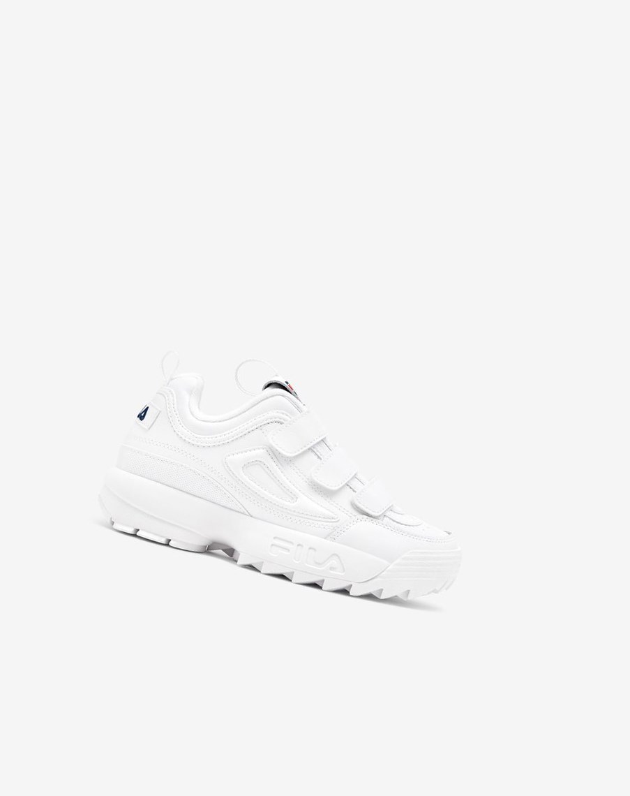 Fila Disruptor 2 Triple Correa Sneakers Blancas Azul Marino Rojas | 17MWXGOQC