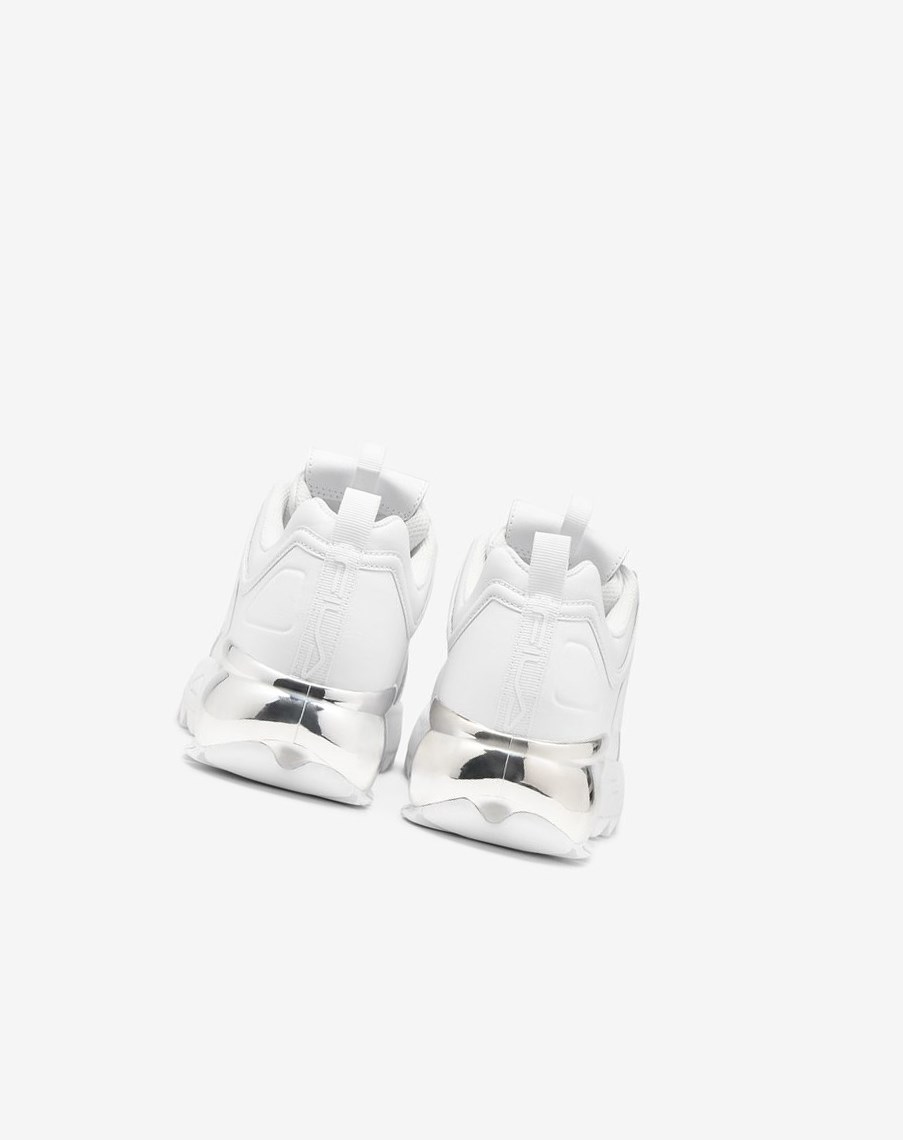 Fila Disruptor 2a Chrome Sneakers Blancas Azul Marino Rojas | 86HSXQBFI