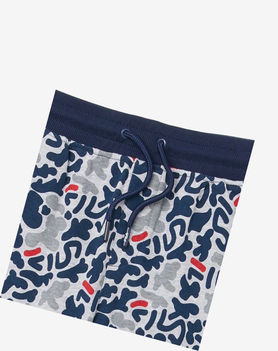 Fila Disruptor Camo Print Corta Gris | 49MCAJQSV
