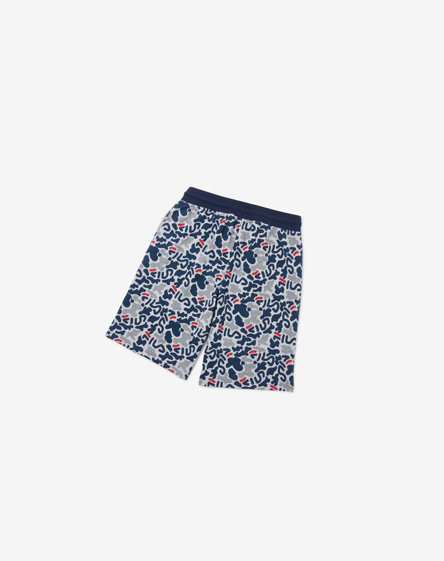Fila Disruptor Camo Print Corta Gris | 49MCAJQSV