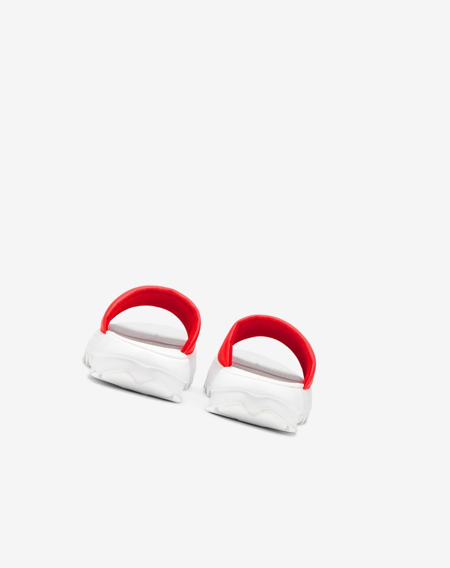Fila Disruptor Chanclas Chanclas Sandals Blancas Rojas Blancas | 34MREYUTF