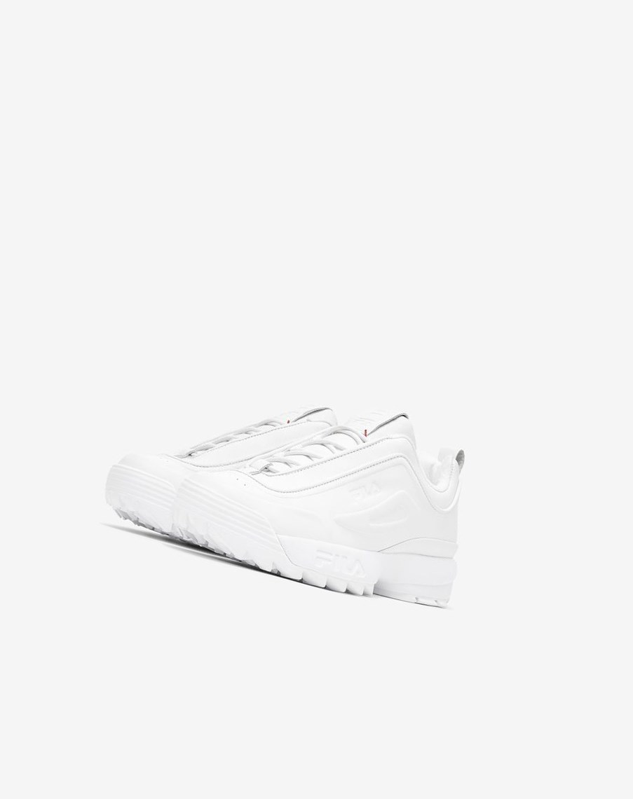 Fila Disruptor Zero Fornido Sneakers Blancas Blancas Blancas | 52ODLUGAM