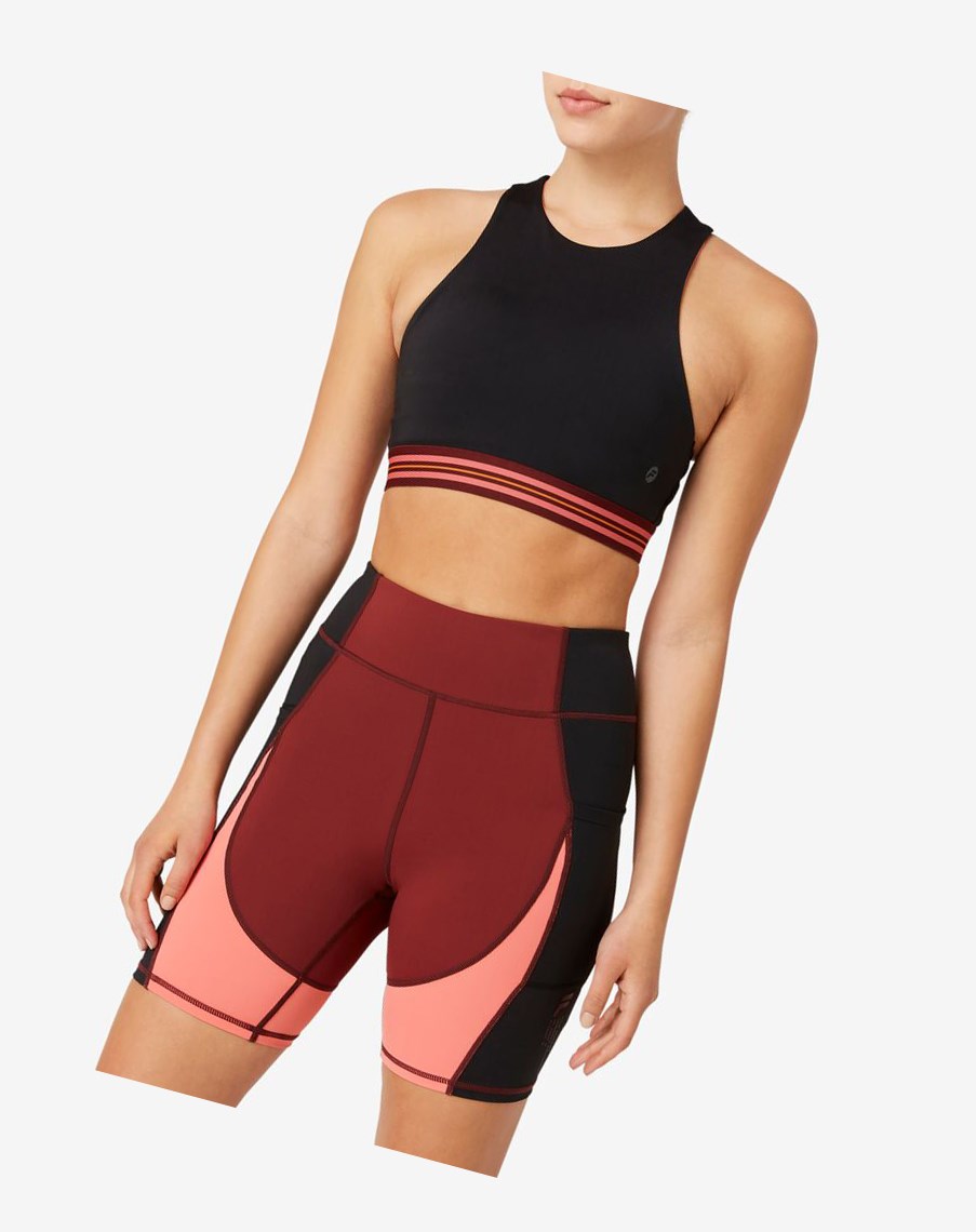 Fila Don'T Sweat It Bra Top Negras Rosas | 38WECIKAF