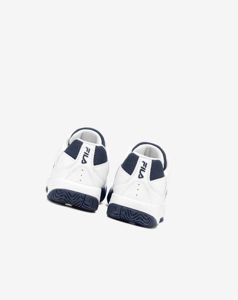 Fila Double Bounce Tenis Shoes Blancas Azul Marino Blancas | 46KBORCGJ