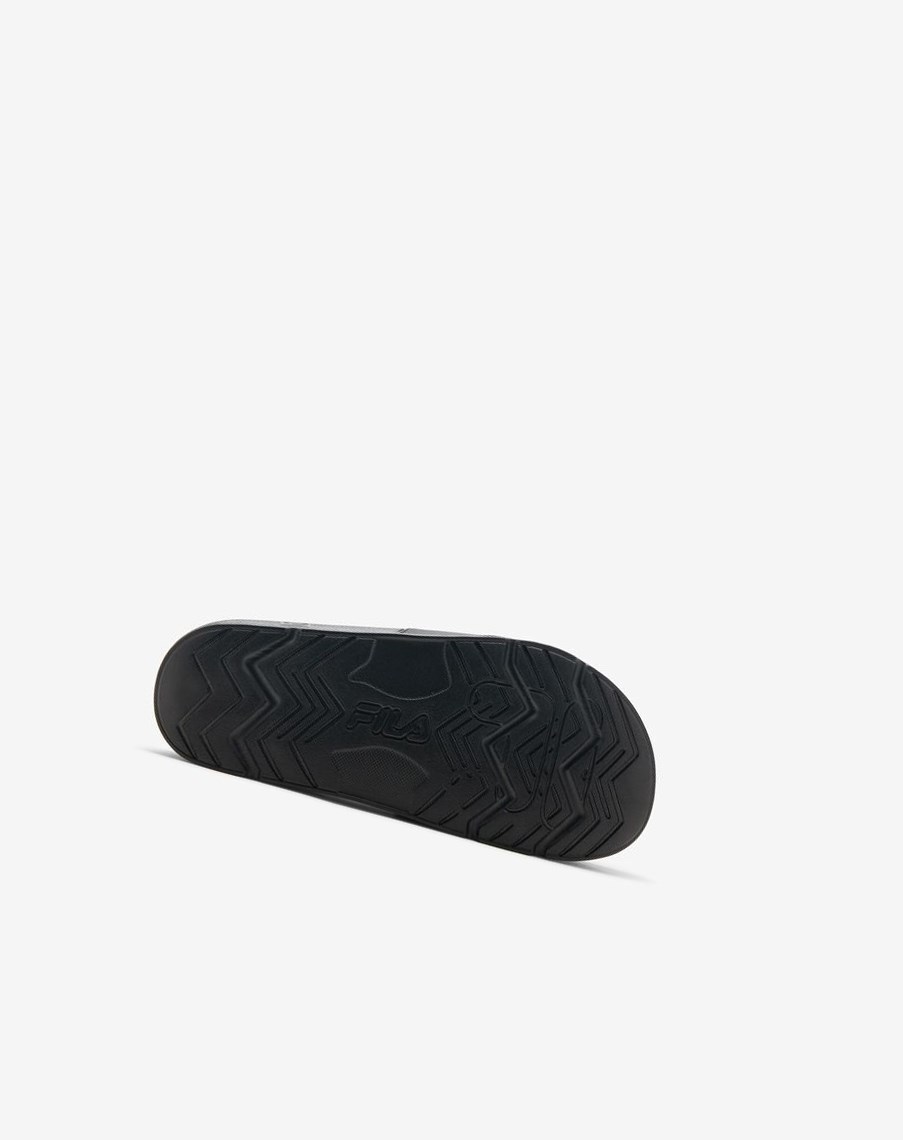 Fila Drifter Chanclas Sandals Negras Rojas Blancas | 13UOJDVZR