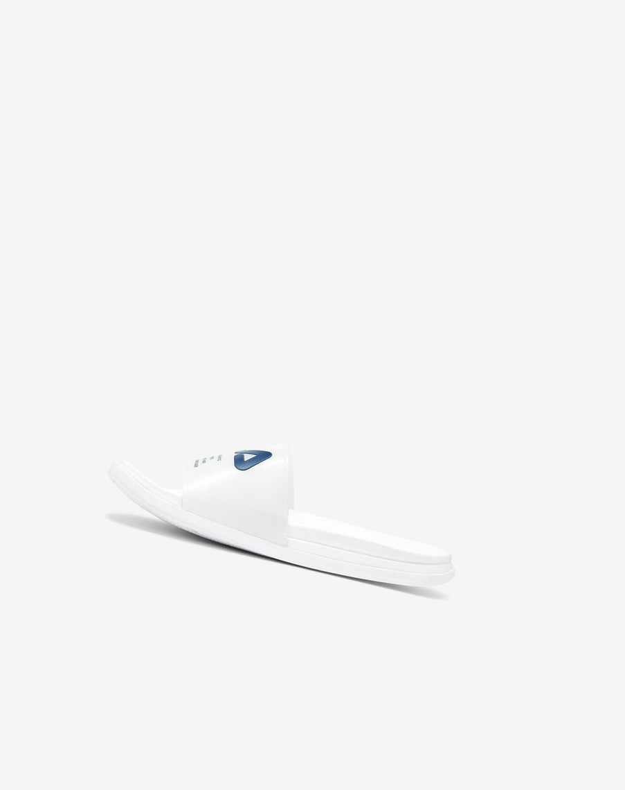Fila Drifter Luxe Clear Chanclas Sandals Blancas Azul Marino Rojas | 16BYAQSCR