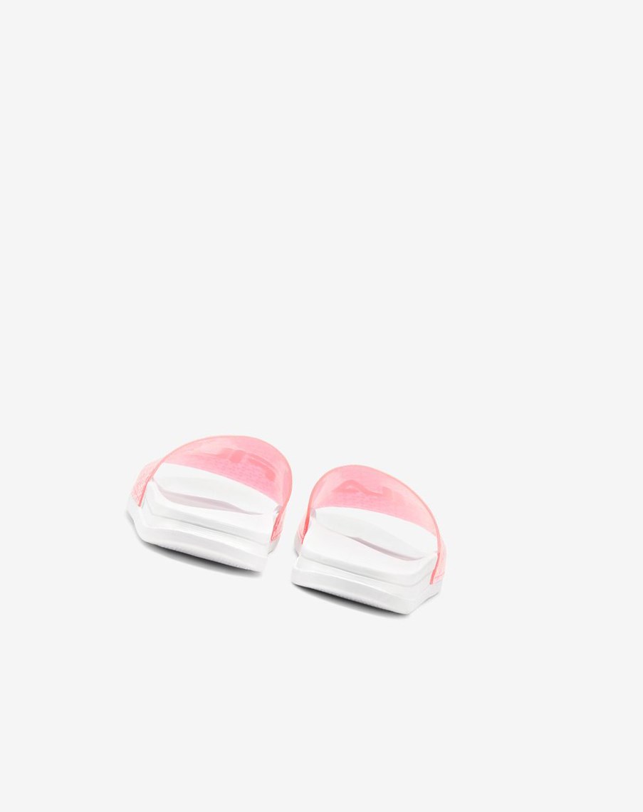 Fila Drifter Luxe Repeat Chanclas Sandals Blancas Rosas Blancas | 24IRASQDP