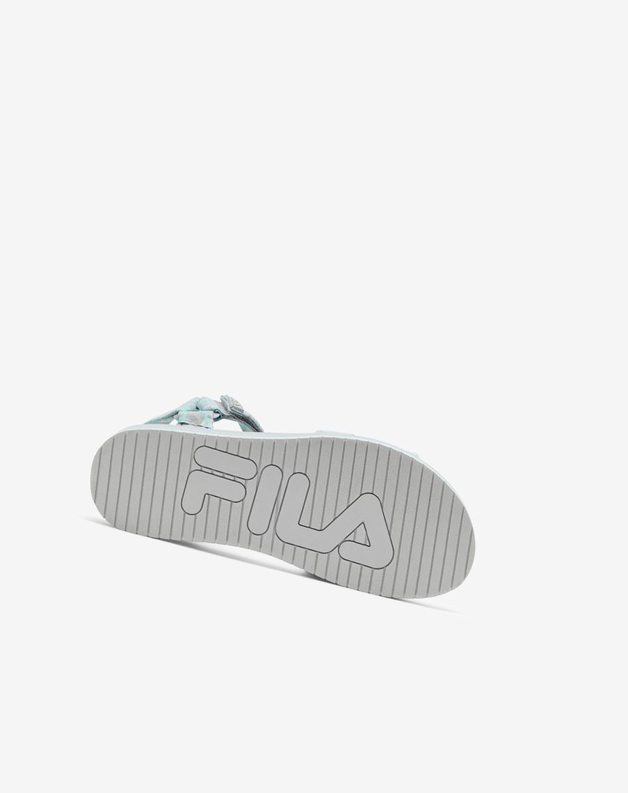 Fila Drifter Ts Bandana Sandals 253 High Rise / High Rise / Fair Aqua | 81CGMNHPY