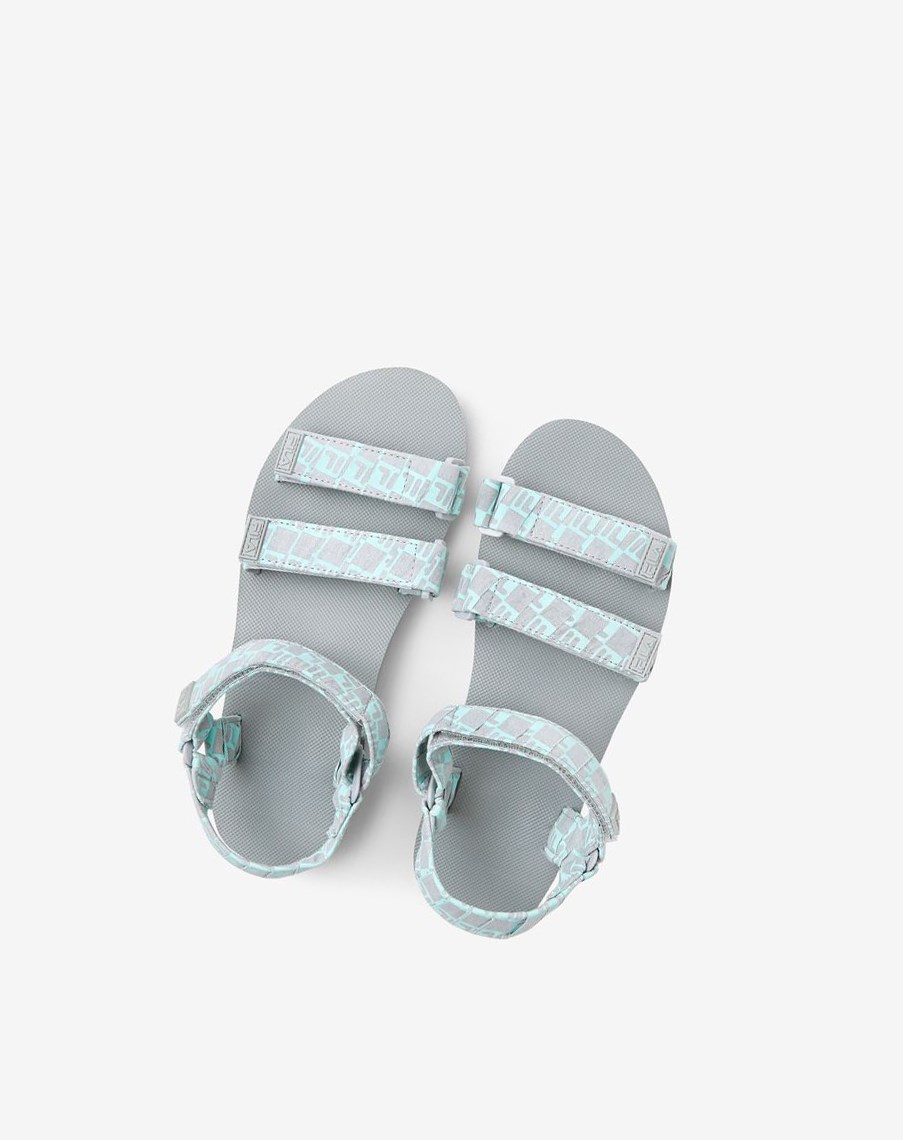 Fila Drifter Ts Bandana Sandals 253 High Rise / High Rise / Fair Aqua | 81CGMNHPY