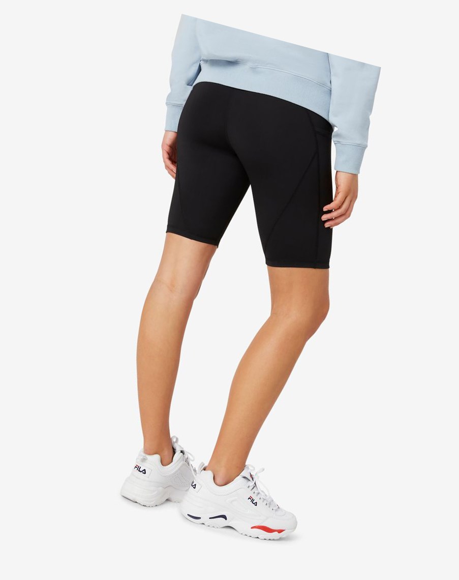 Fila Dynamic Bike Corta Negras Negras | 21BULFRXQ
