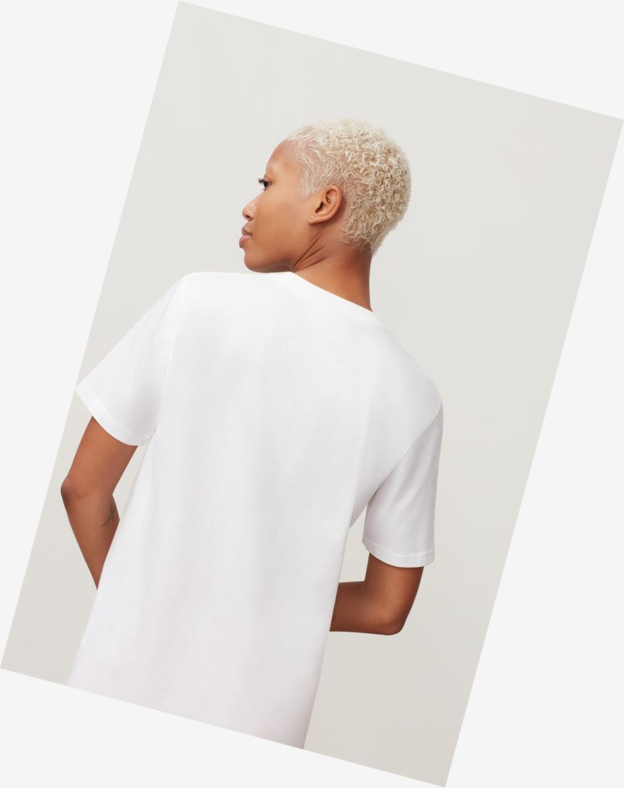 Fila Eagle Tee Wht/Peac/Cred | 25ASJTBKX