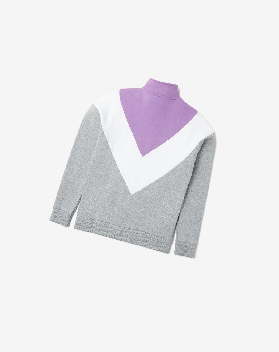 Fila Ekanta 1/4 Zip Gris | 69NWZFISL