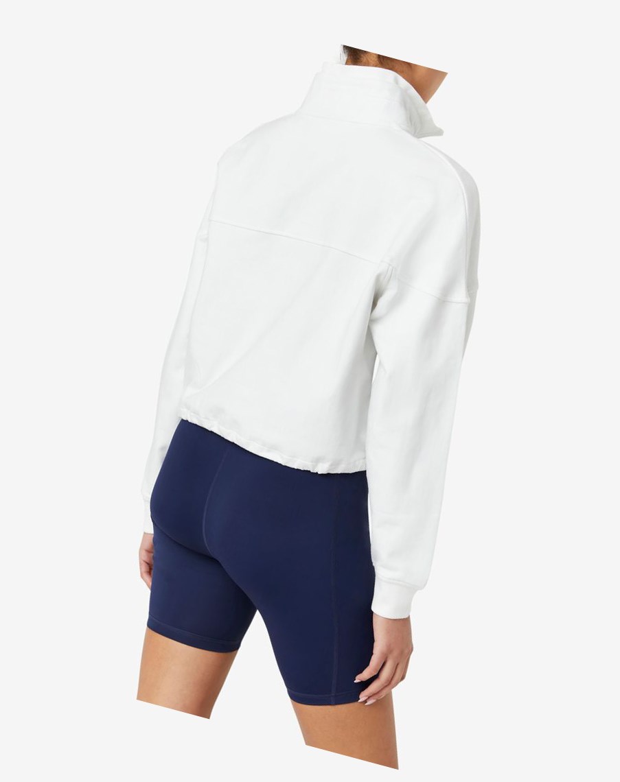 Fila Elysia Quarter Zip Blancas | 53SNVWEOD