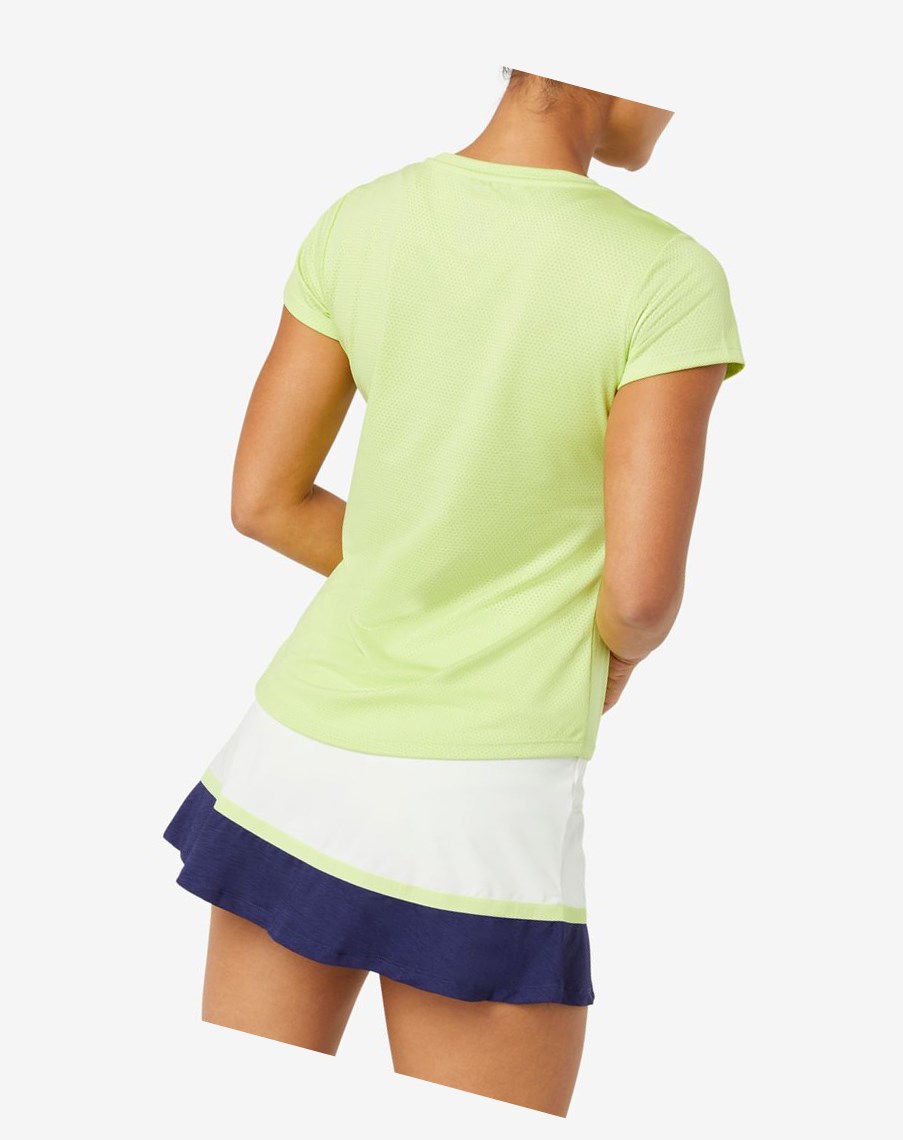 Fila Essentials Corta Sleeve Top 540 Wild Lime | 07HNGIQPX