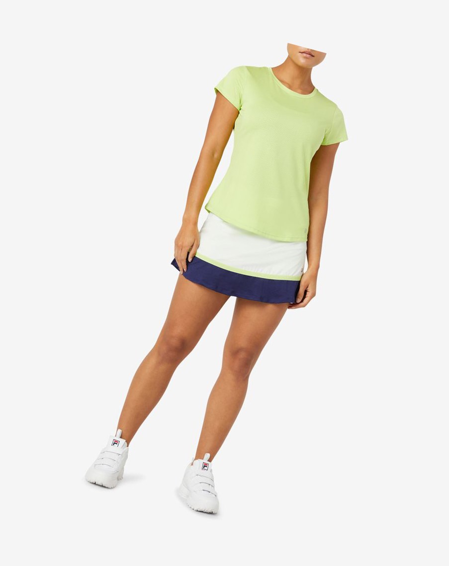 Fila Essentials Corta Sleeve Top 540 Wild Lime | 07HNGIQPX