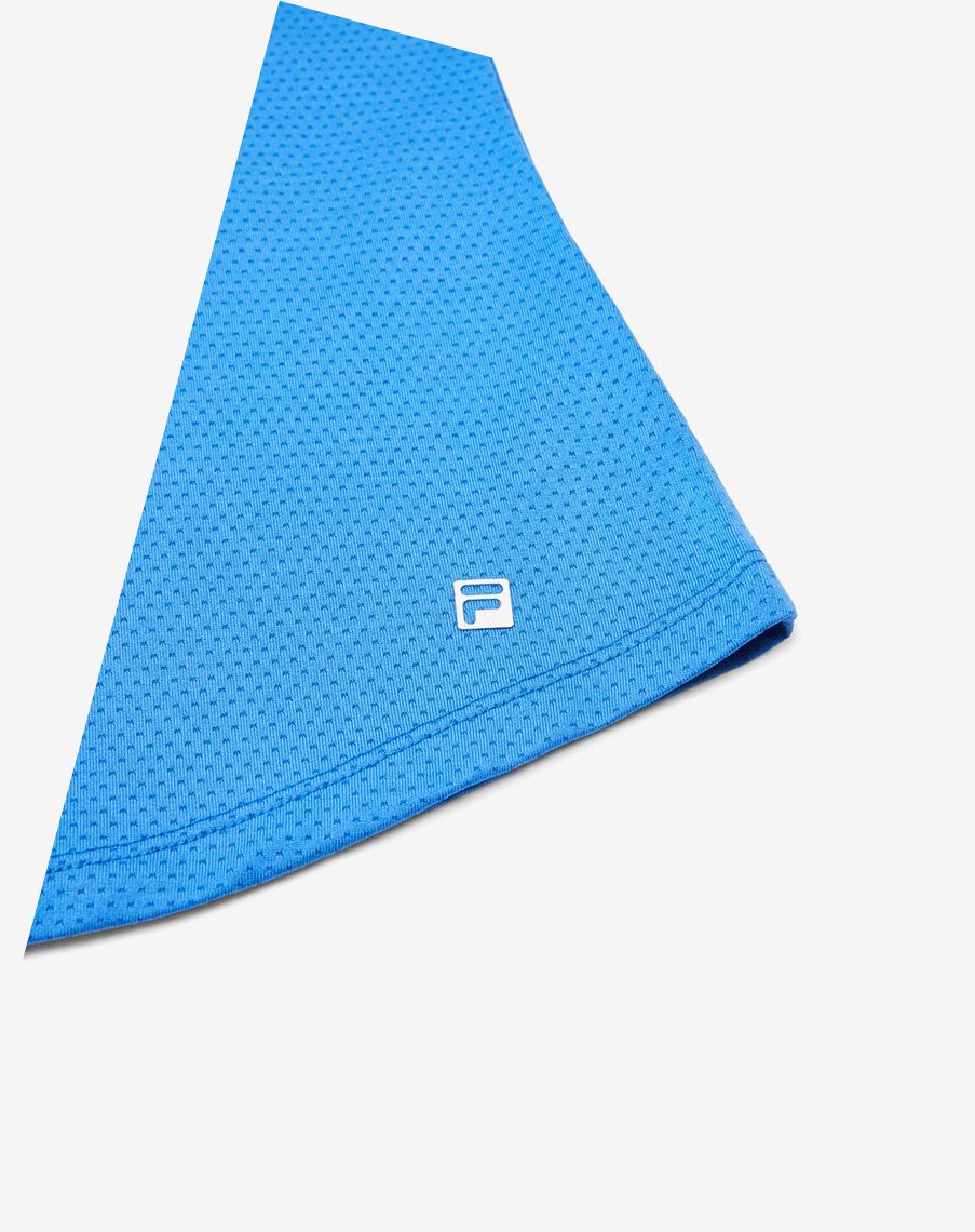 Fila Essentials Corta Sleeve Top Azules | 01YESQFCB