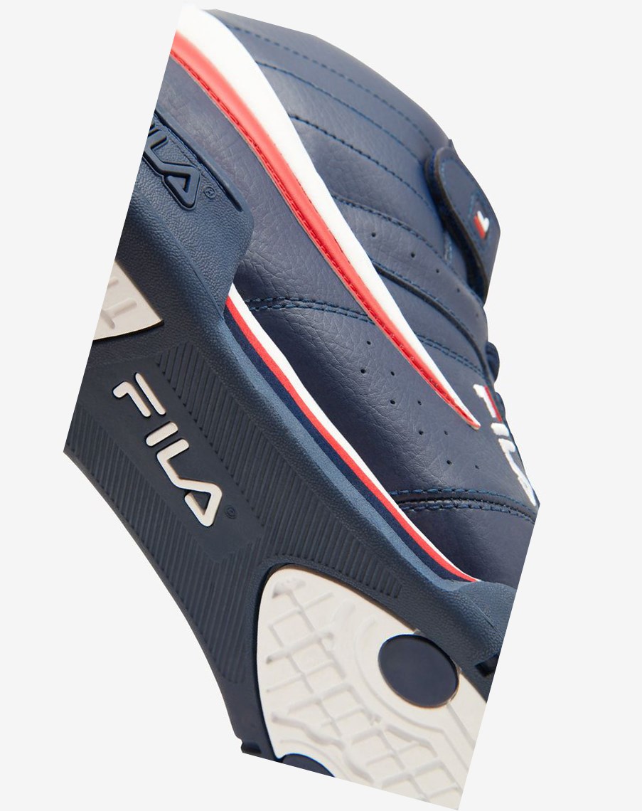 Fila F-13 Sneakers Azul Marino Blancas Rojas | 87SZJHCUI