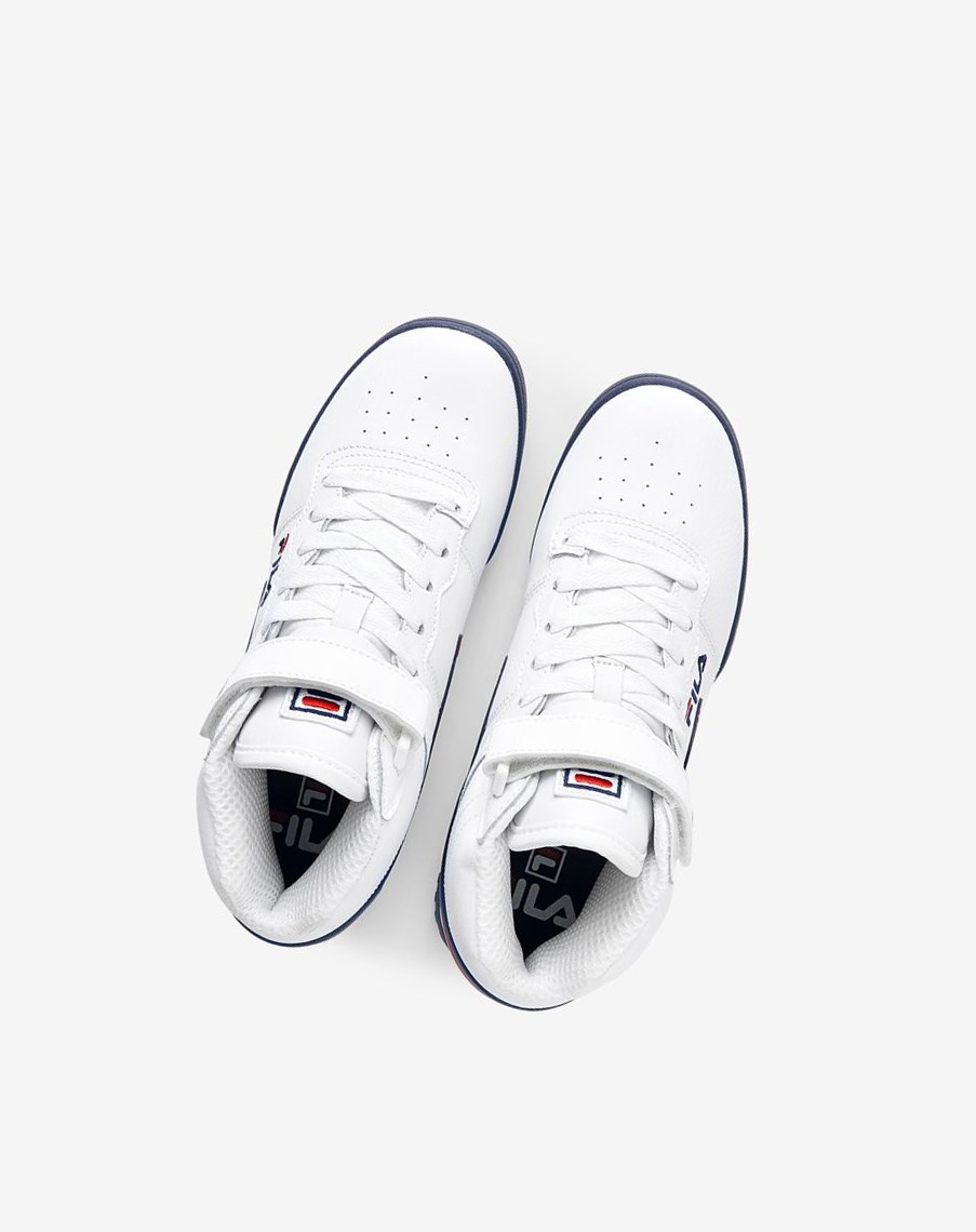 Fila F-13 Sneakers Blancas Azul Marino Rojas | 05SKLBHDN