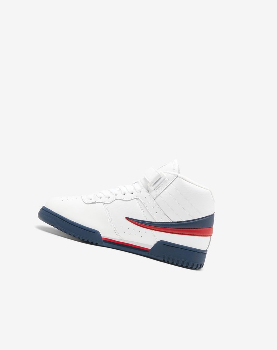 Fila F-13 Sneakers Blancas Azul Marino Rojas | 95MUTWAVE