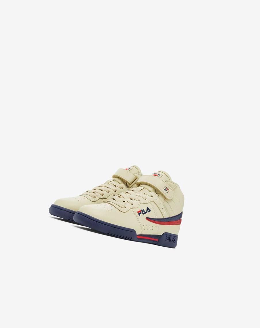 Fila F-13 Sneakers Creme Azul Marino Rojas | 09NSEDPIH