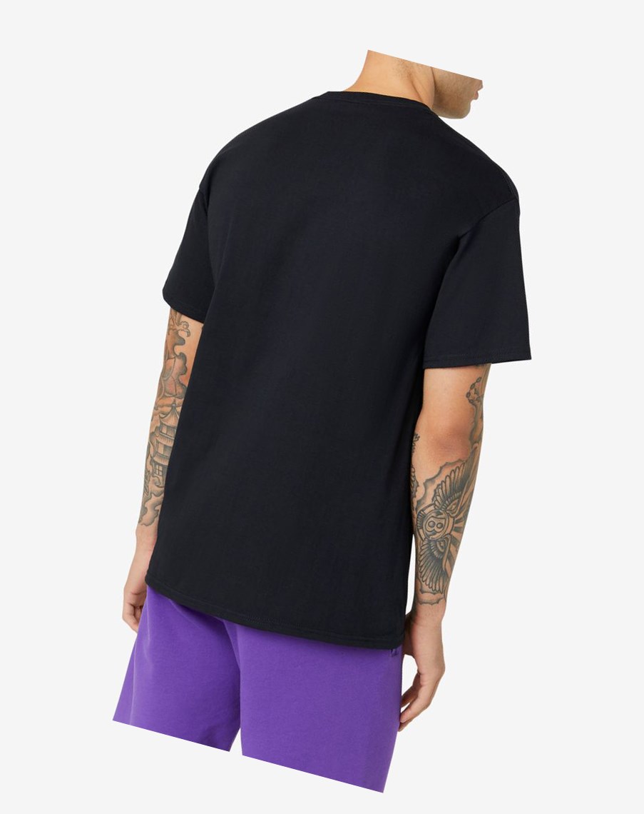 Fila Fila Logo Tee Negras Moradas Rojas | 59OLYFCHX
