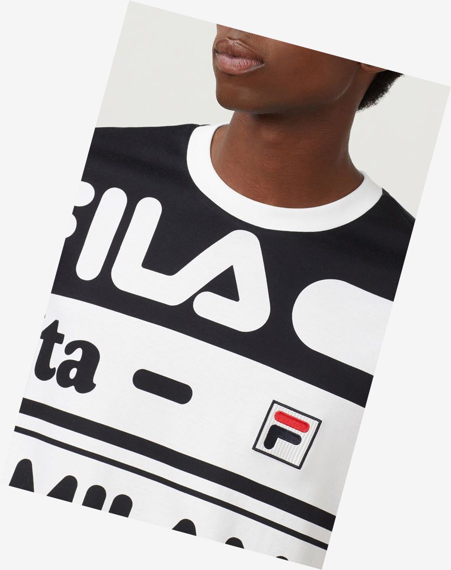 Fila Fila Milano Printed Algodon Tee Negras | 51MZUYSWO