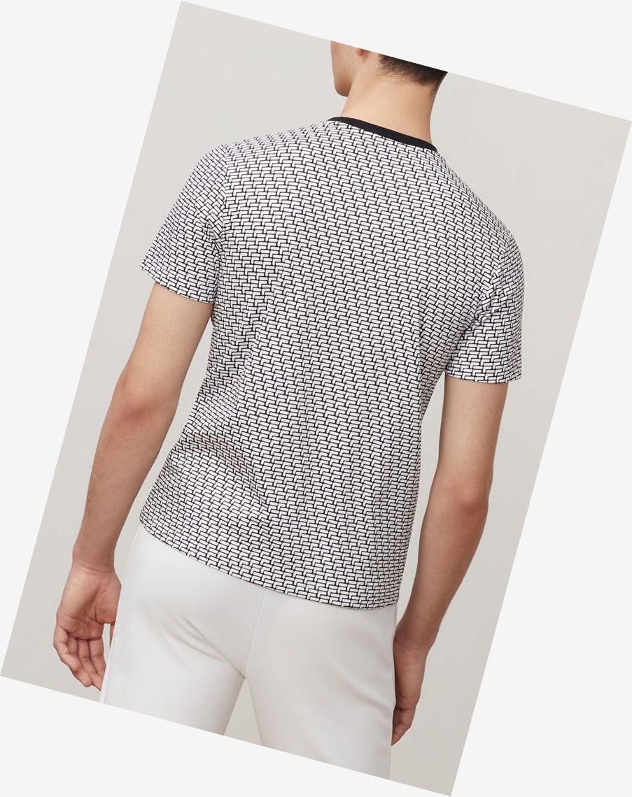 Fila Fila Milano Printed Corta Sleeve Tee Negras | 14FBYXAQH