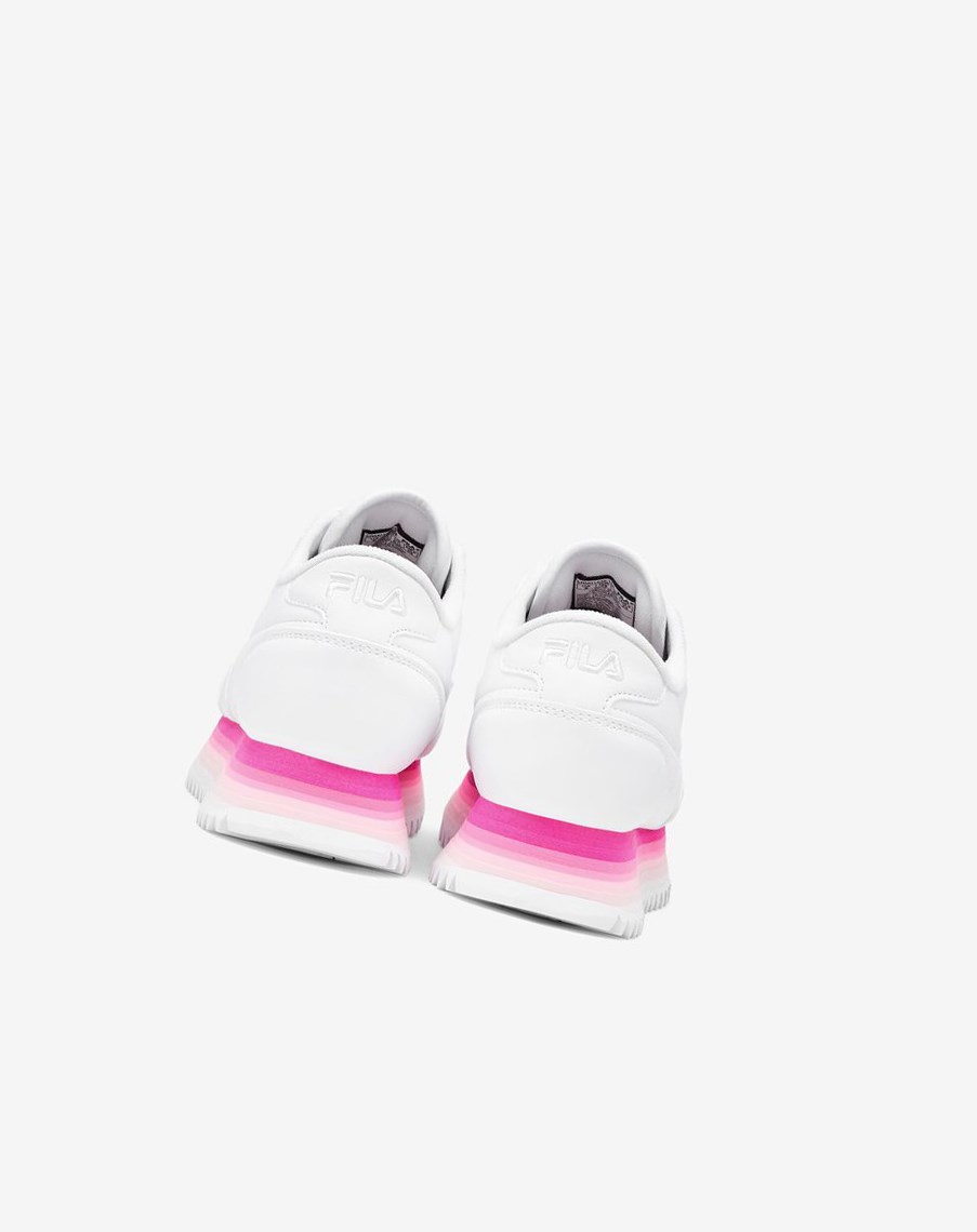Fila Fila Orbit Stripe Sneakers Blancas Rosas Rosas | 05PREZVHN