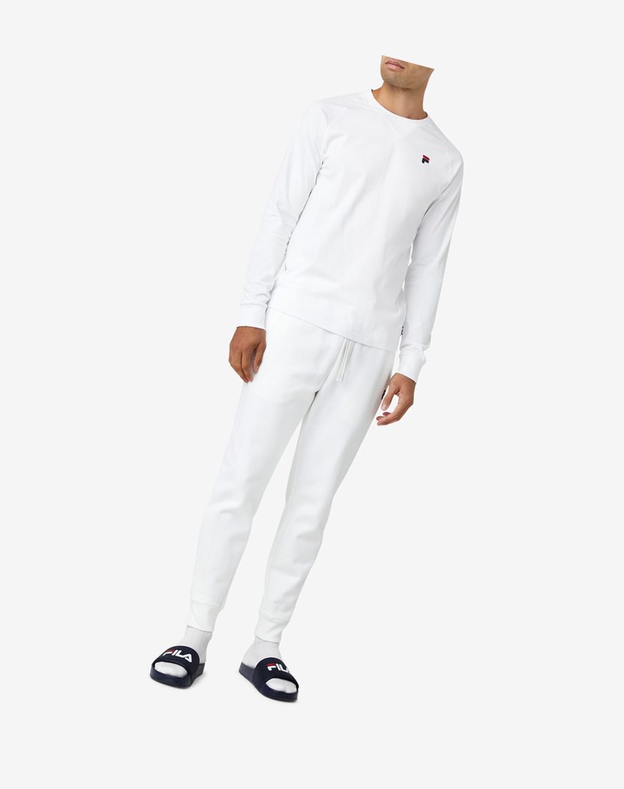 Fila Flynn Long Sleeve Tee Blancas | 75VWTMBYG