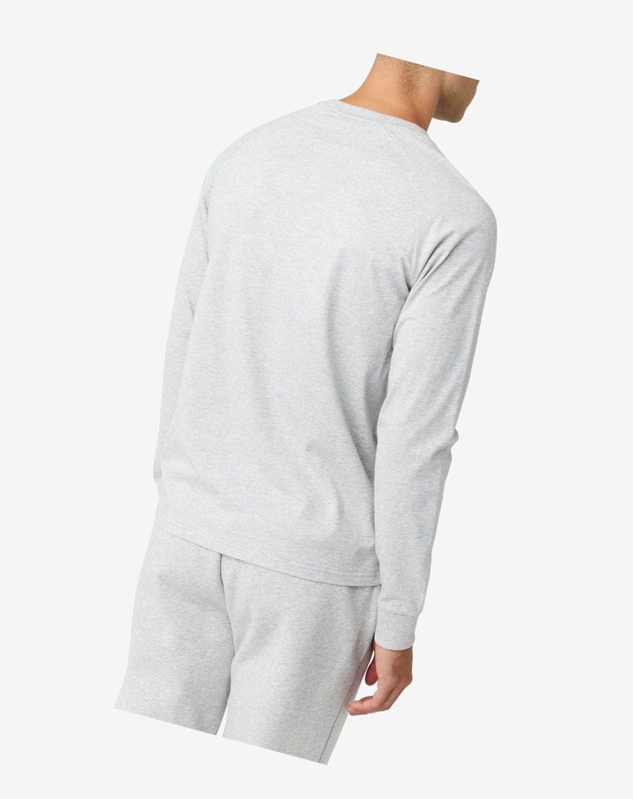 Fila Flynn Long Sleeve Tee Gris Claro | 19XHCWPIL