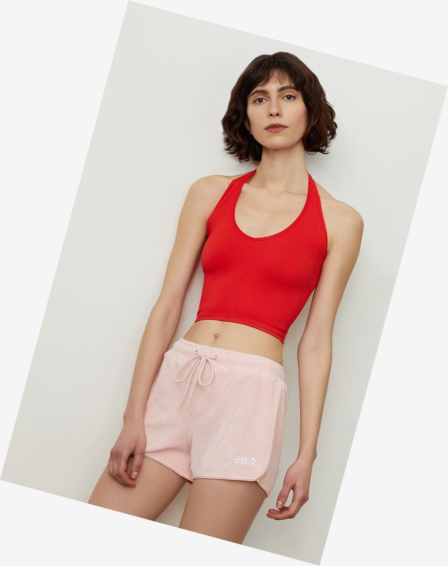 Fila Follie Corta Pkch/Wht/Plil | 72HAFTXBL