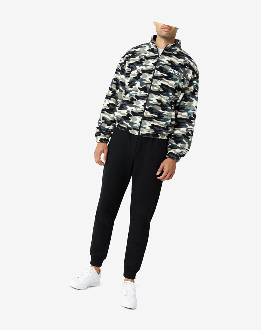 Fila Frantry Camo Jacket Negras | 84JRCQWOL