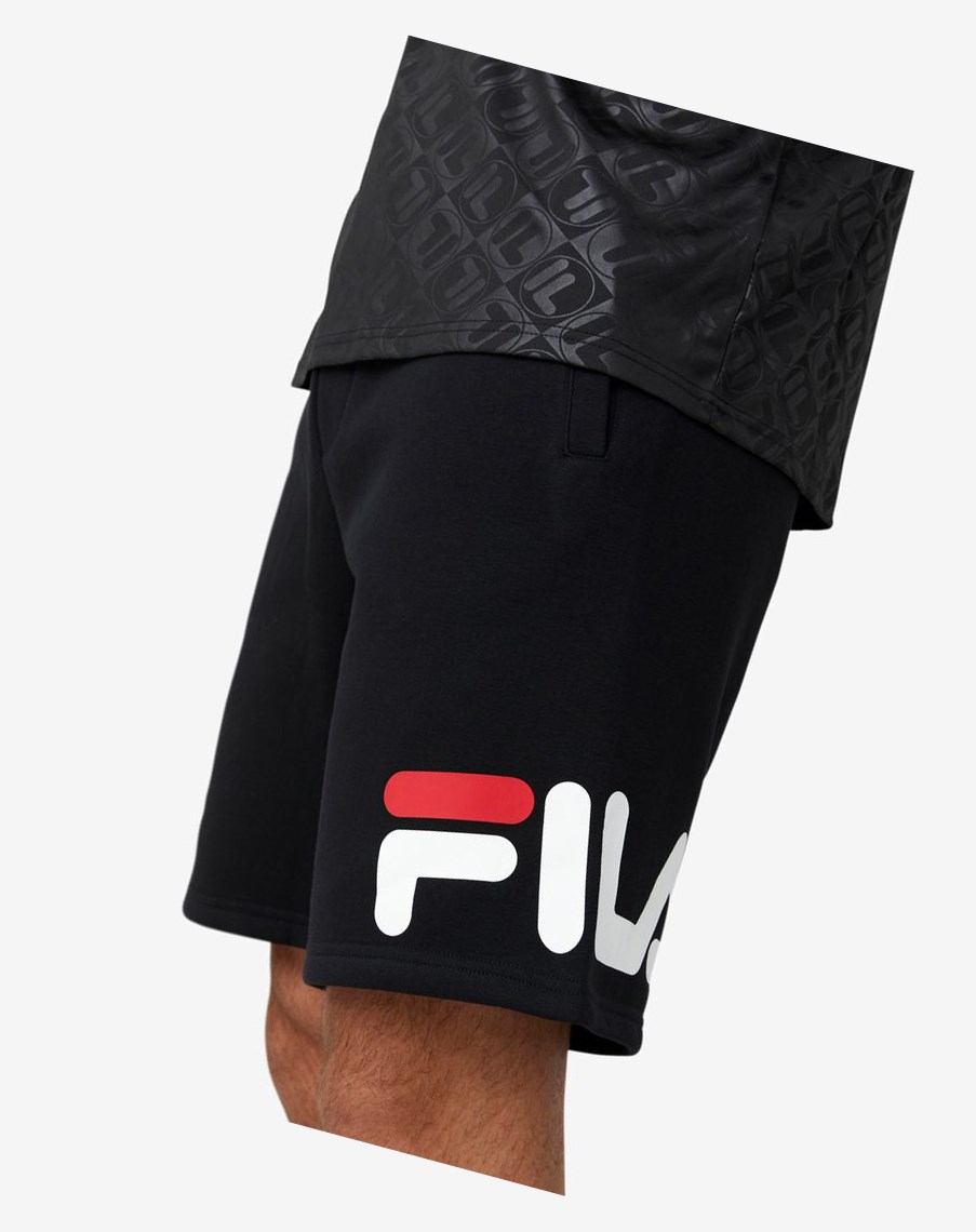 Fila Furzer Corta Negras Blancas Rojas | 36XOIFVMD